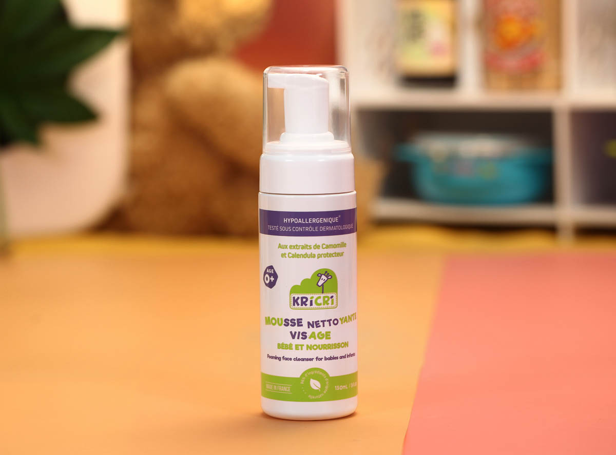Face foam cleanser for babies and newborns 150ml